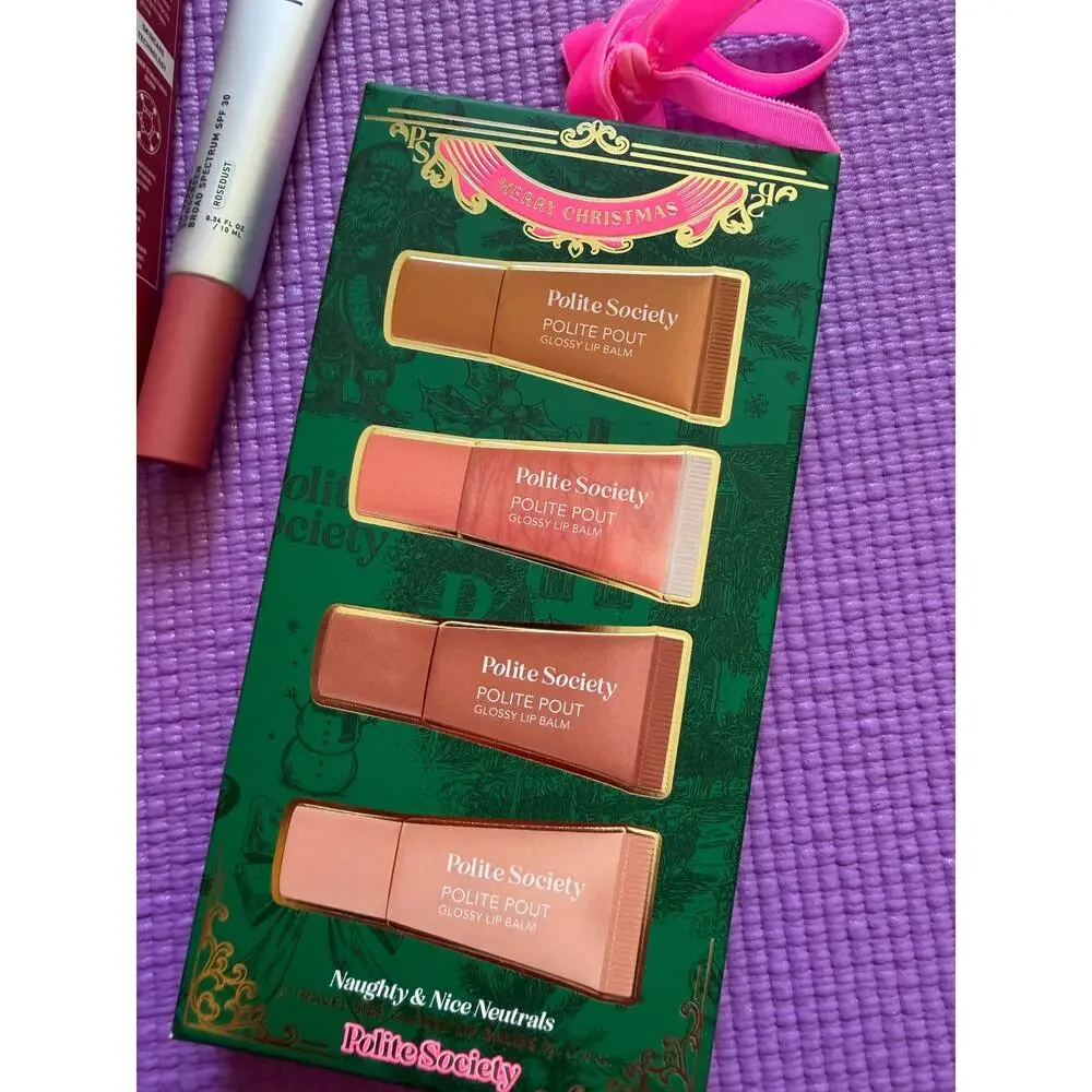 New Tarte Maracuja Lip Oil Polite Society Lip Balm Prequel Sunscreen Lot